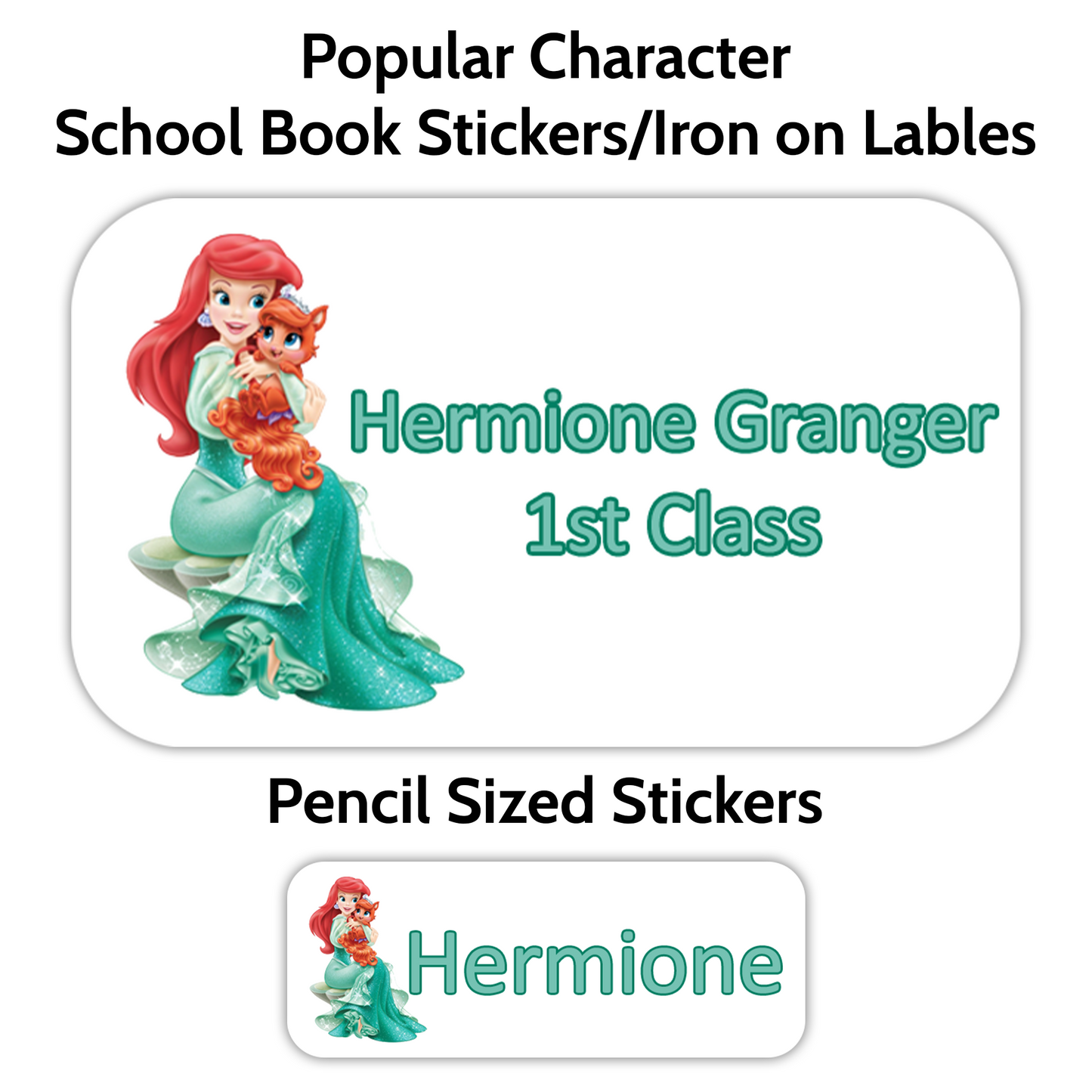 Character School Stickers (Lots to choose from)