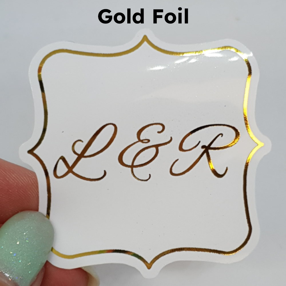 Bespoke Square Foil Stickers