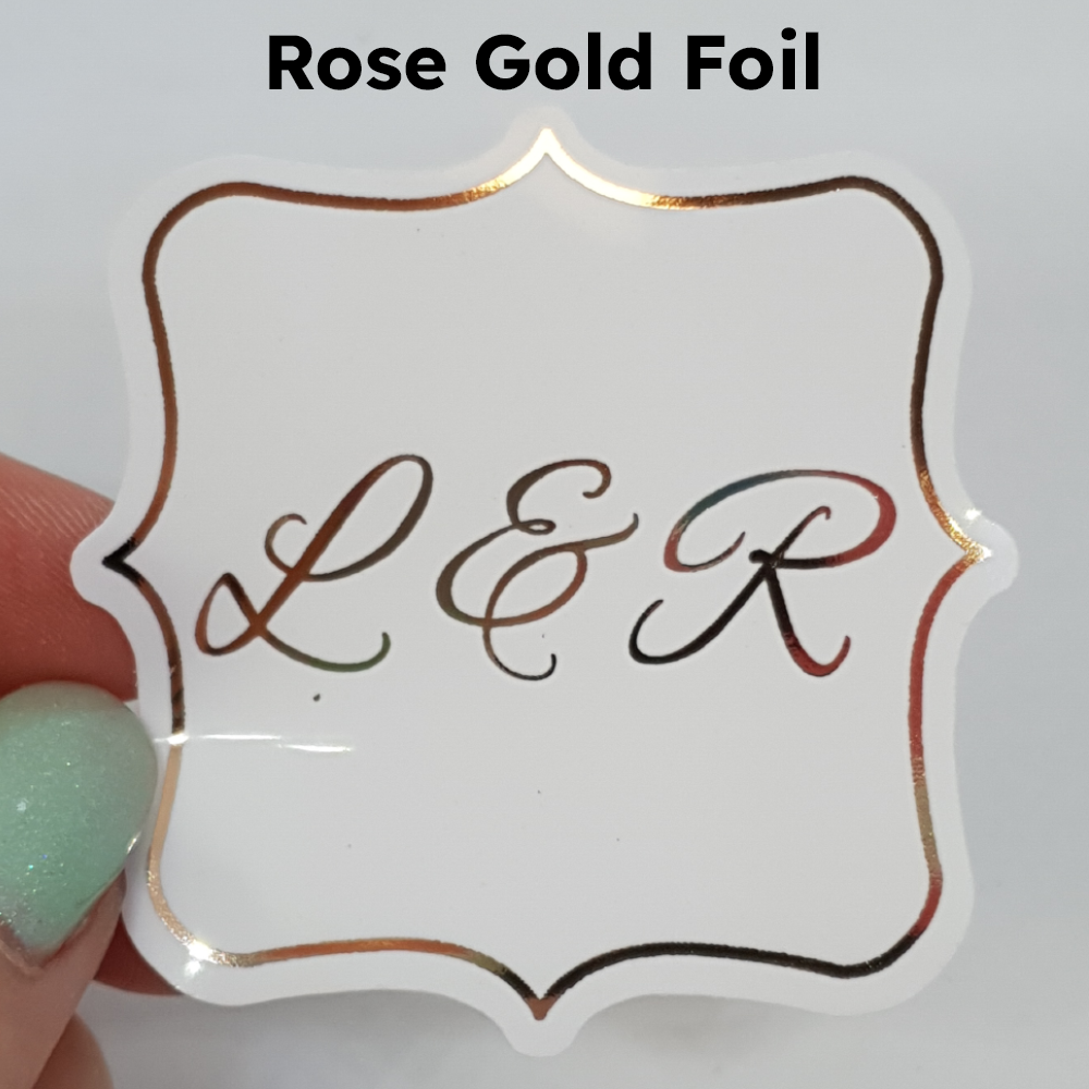 Bespoke Square Foil Stickers