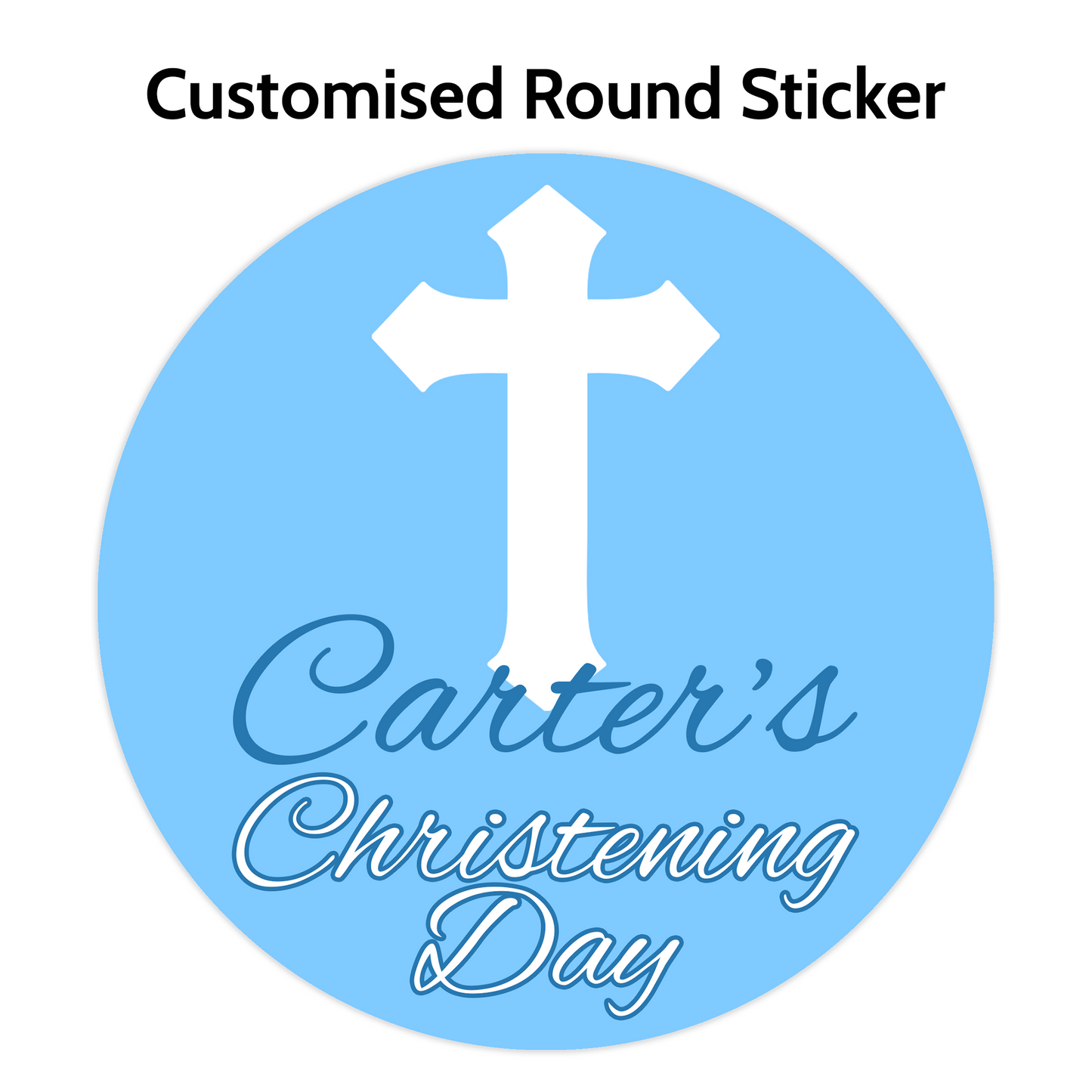 Blue Cross Stickers