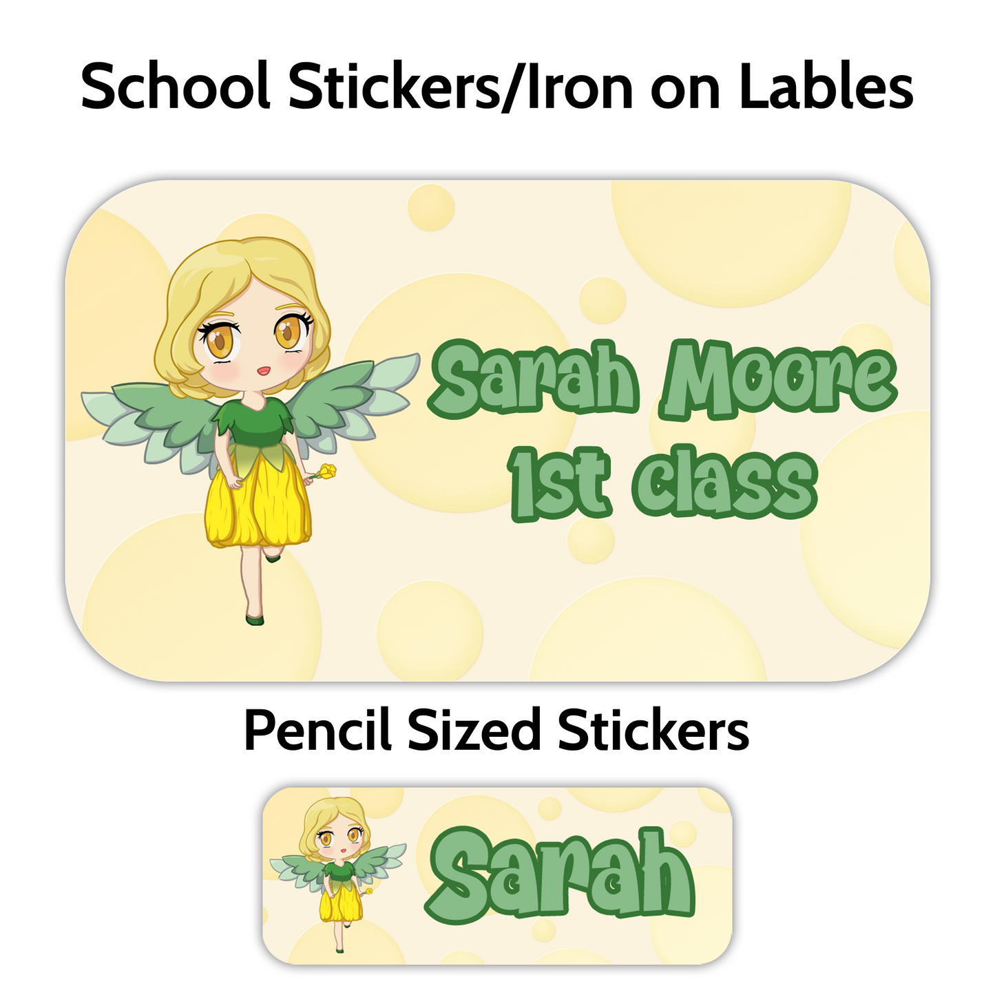 Buttercup School Stickers