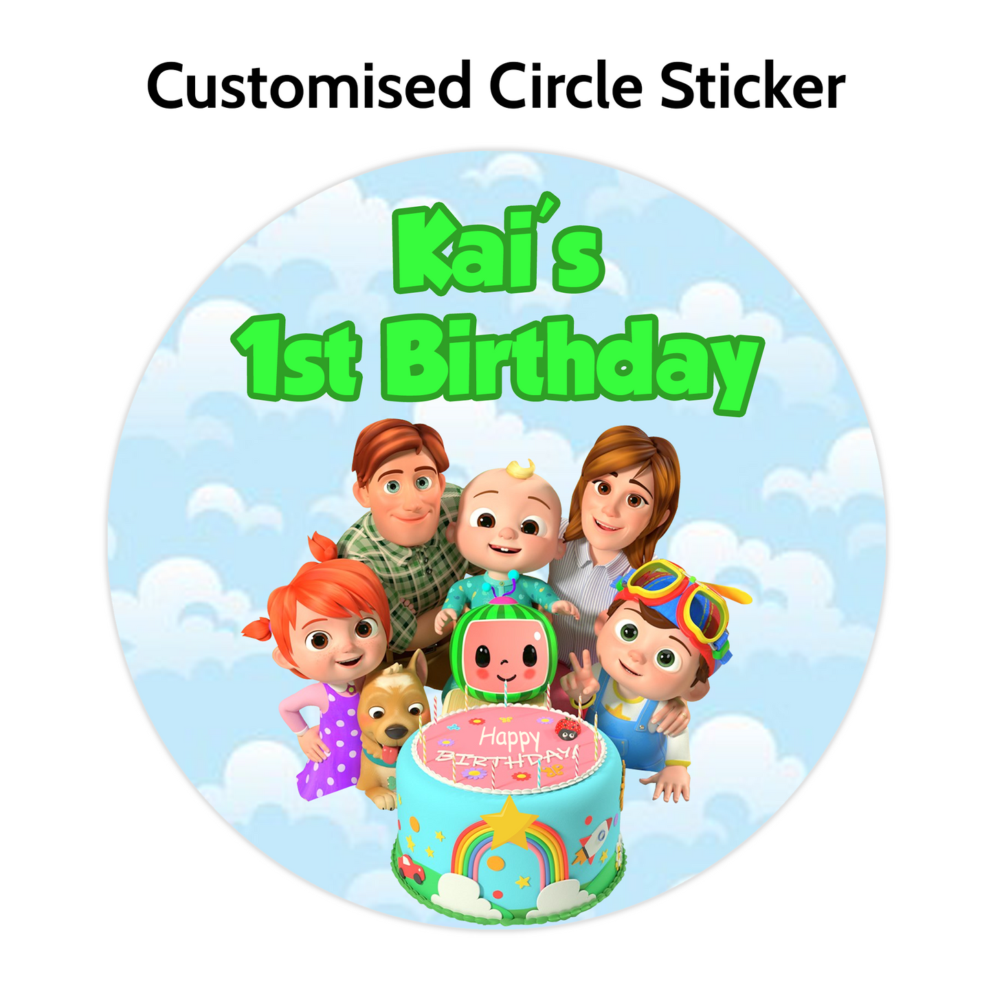 Popular Character Round Stickers (Lots to choose from)