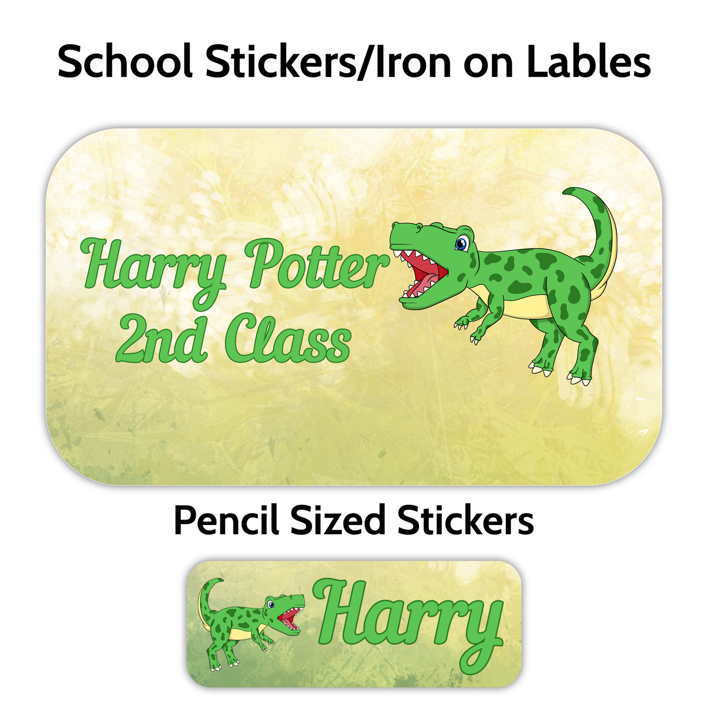 Dinosaur School Stickers