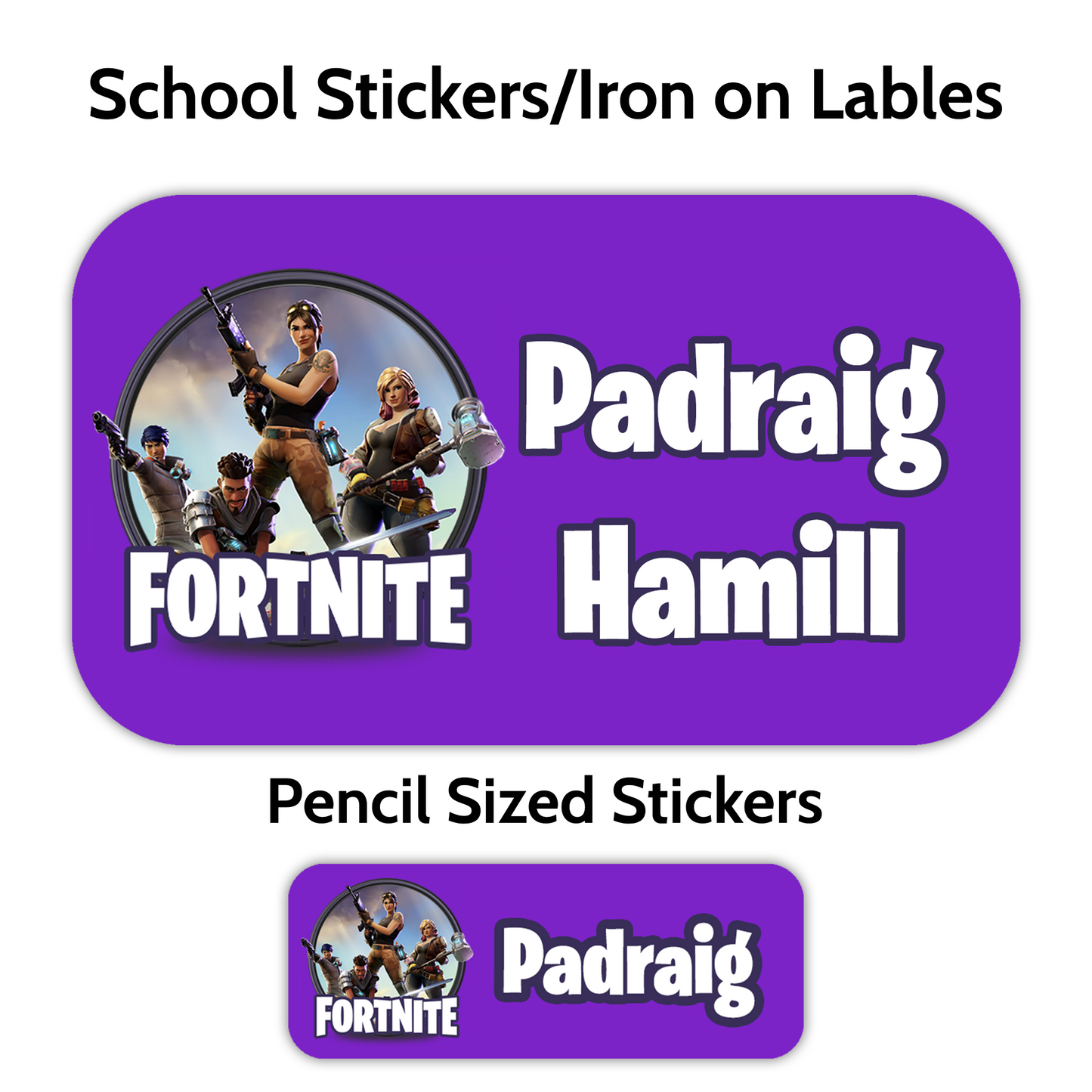 Character School Stickers (Lots to choose from)