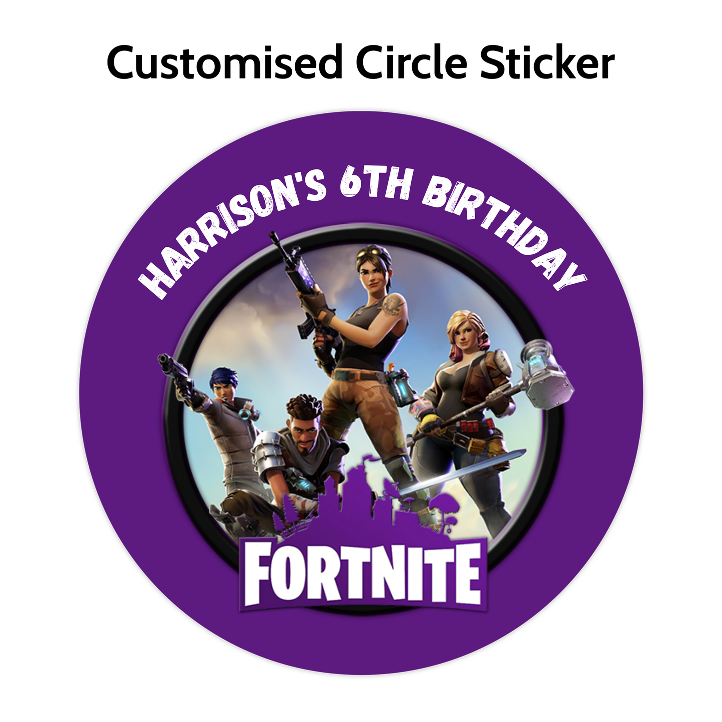 Popular Character Round Stickers (Lots to choose from)