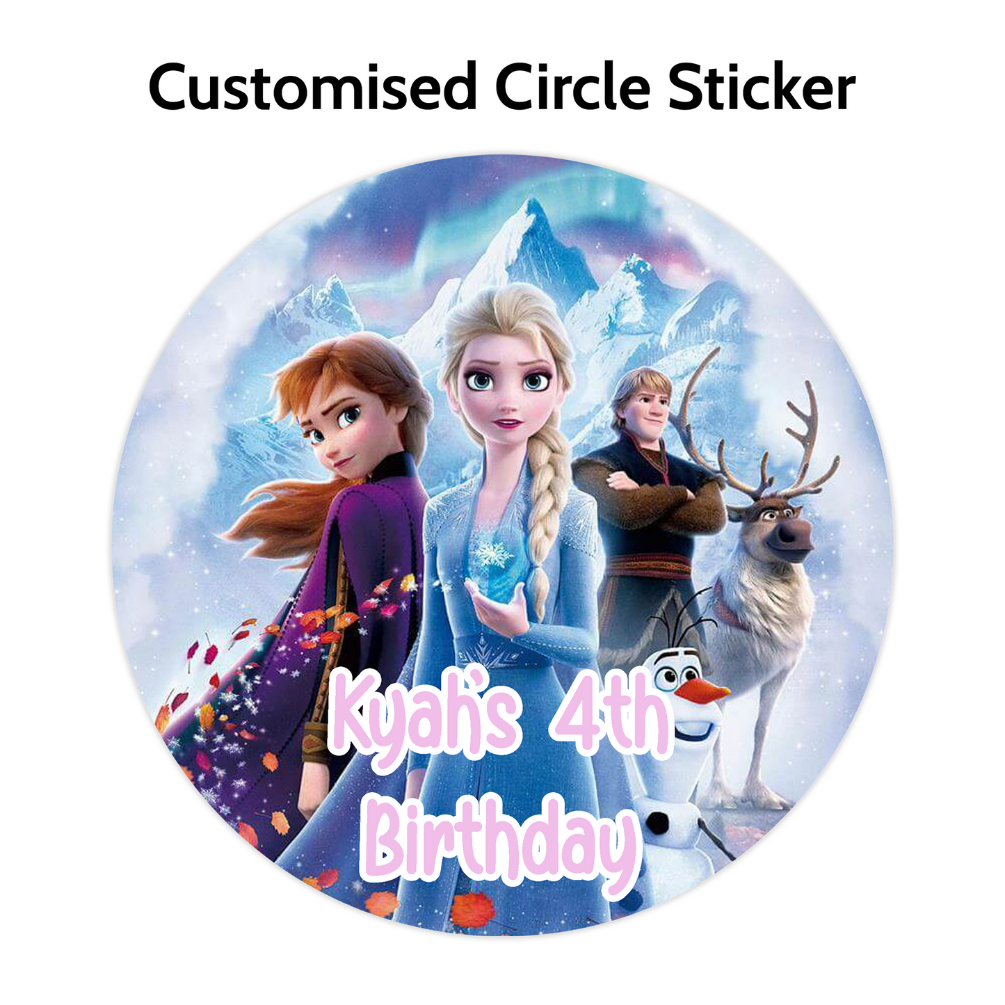 Popular Character Round Stickers (Lots to choose from)