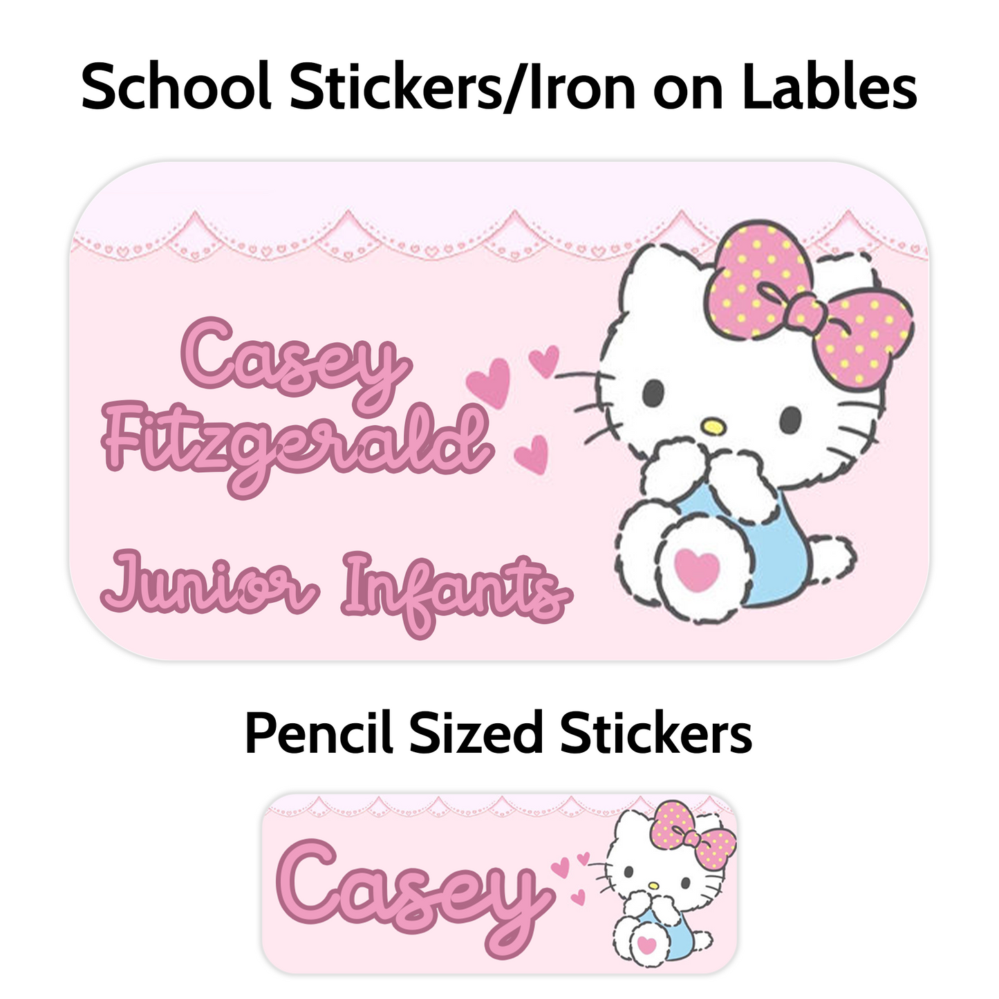 Character School Stickers (Lots to choose from)