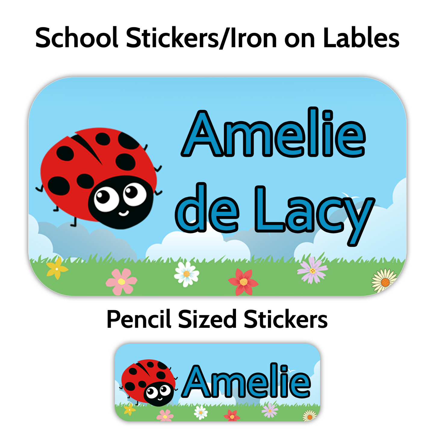 Ladybird School Stickers