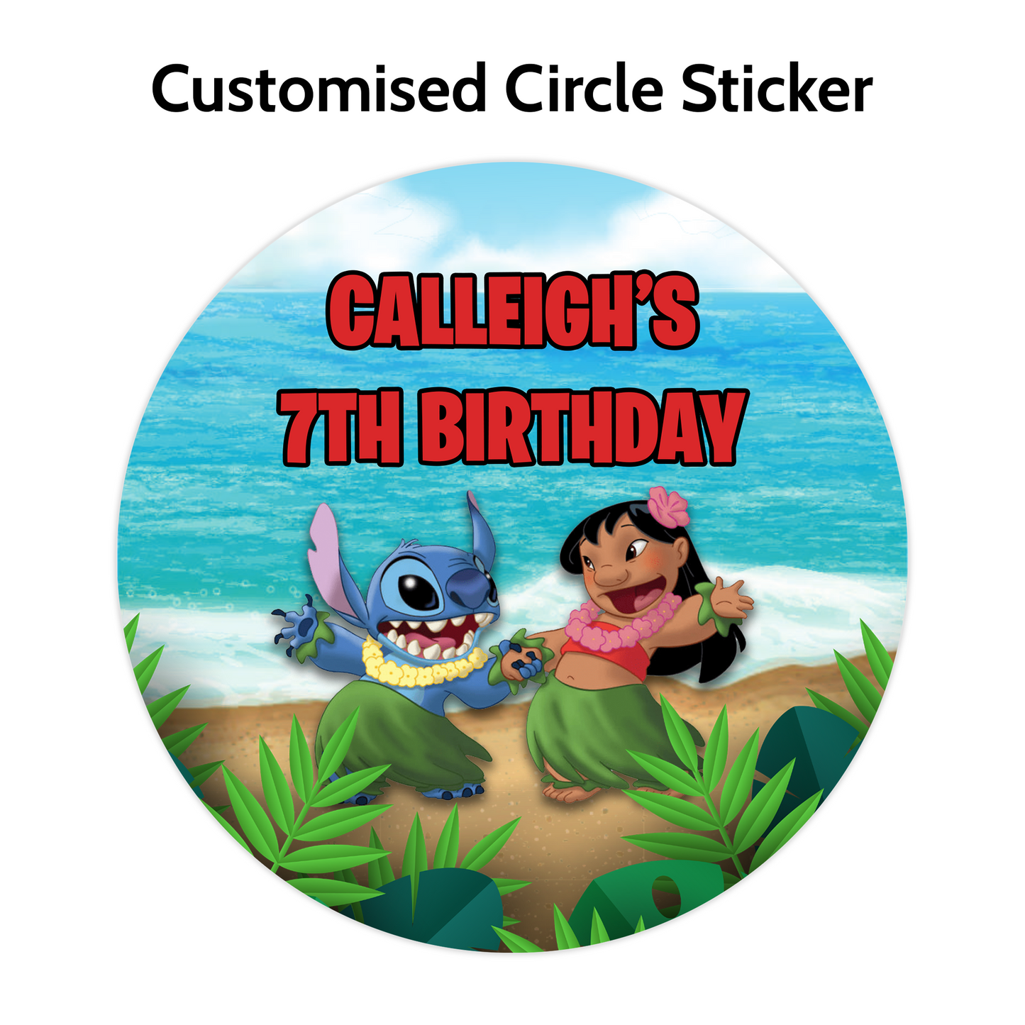 Popular Character Round Stickers (Lots to choose from)