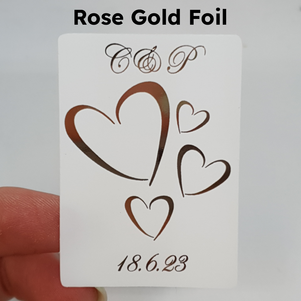 Little Hearts Foil Stickers