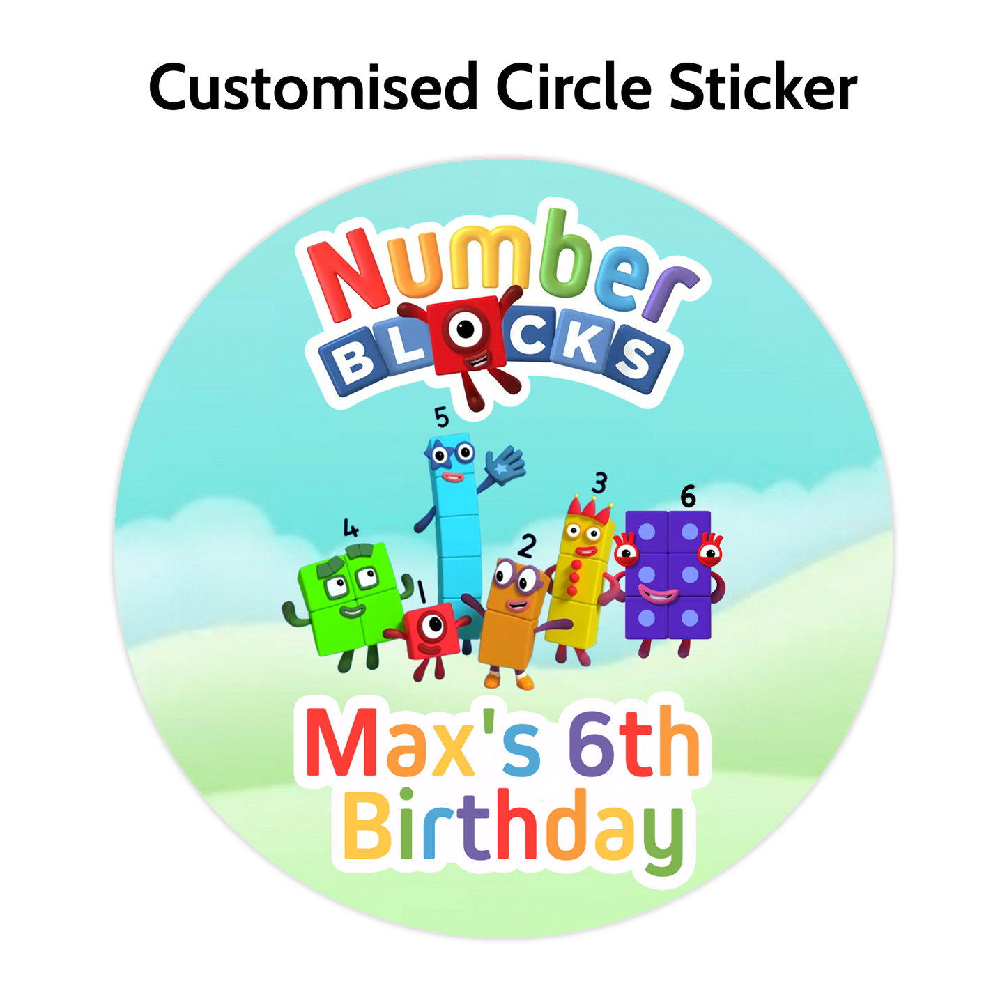 Popular Character Round Stickers (Lots to choose from)