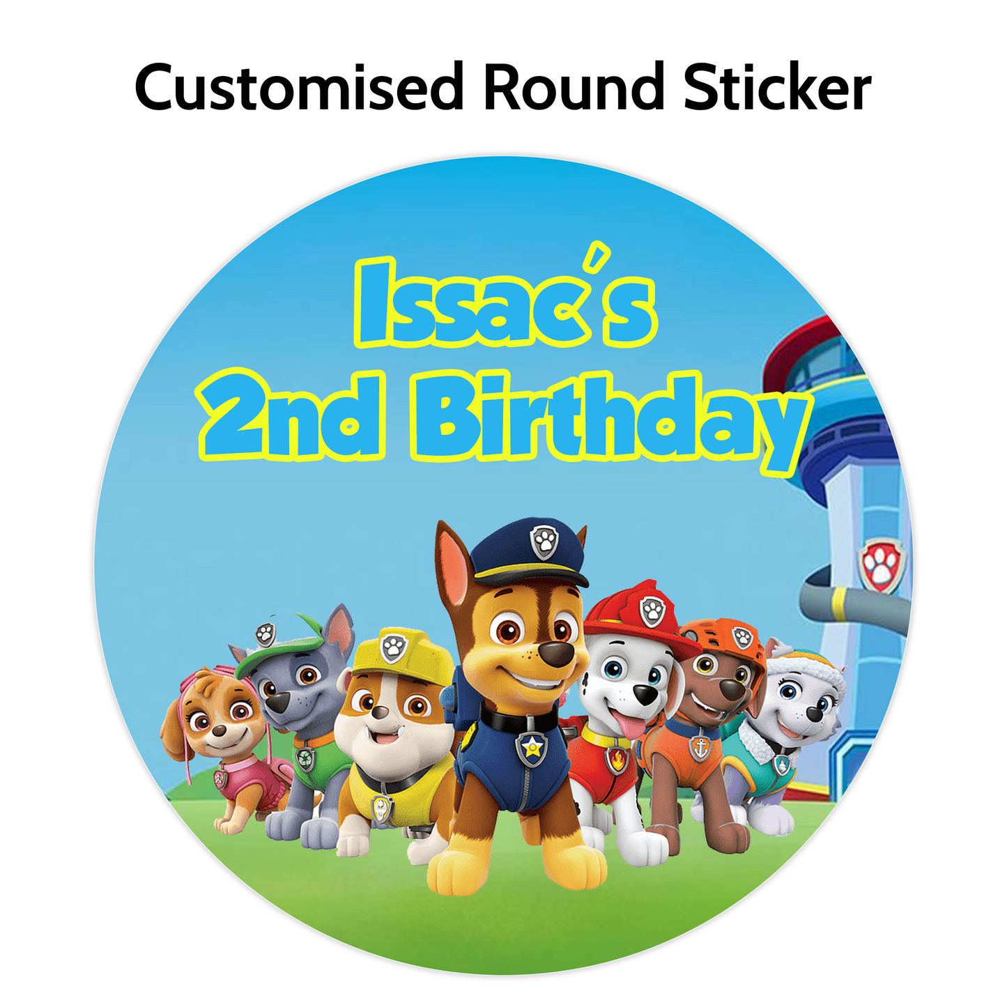 Popular Character Round Stickers (Lots to choose from)