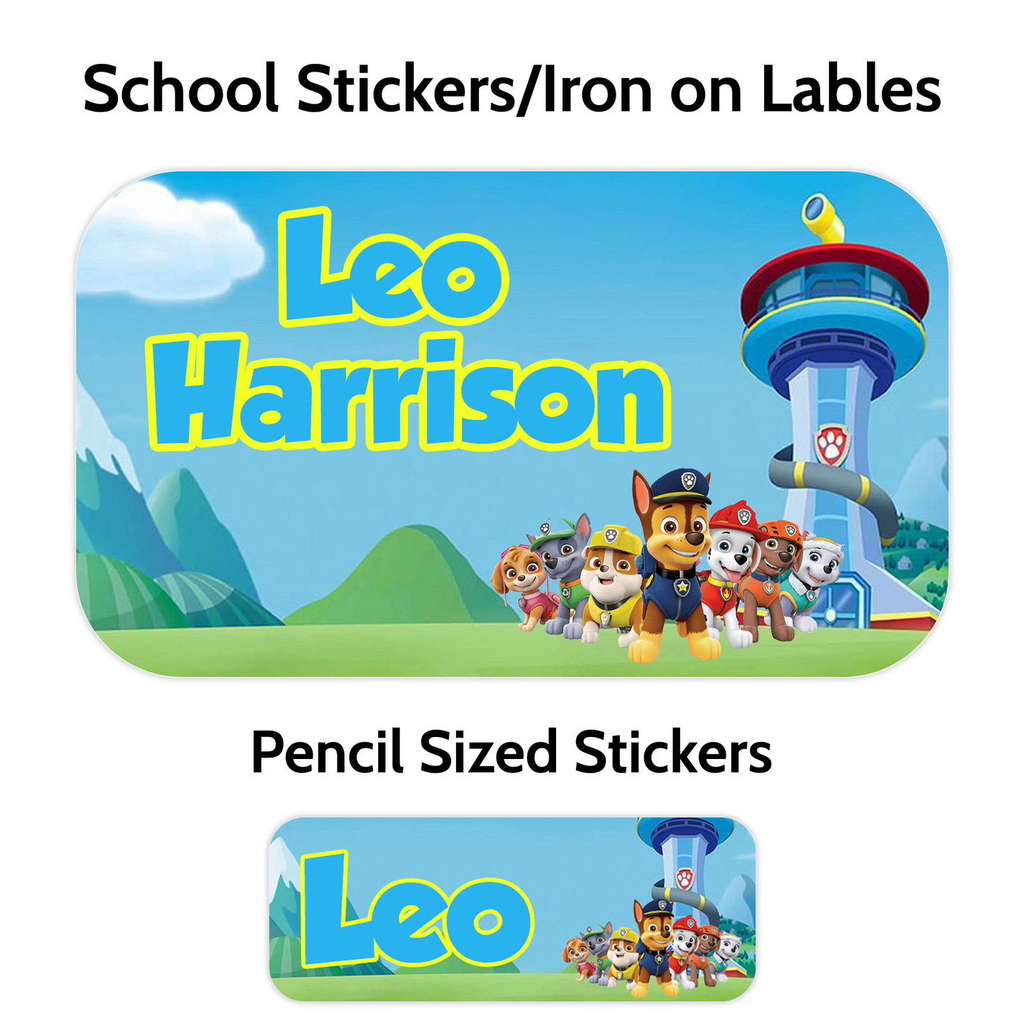 Character School Stickers (Lots to choose from)