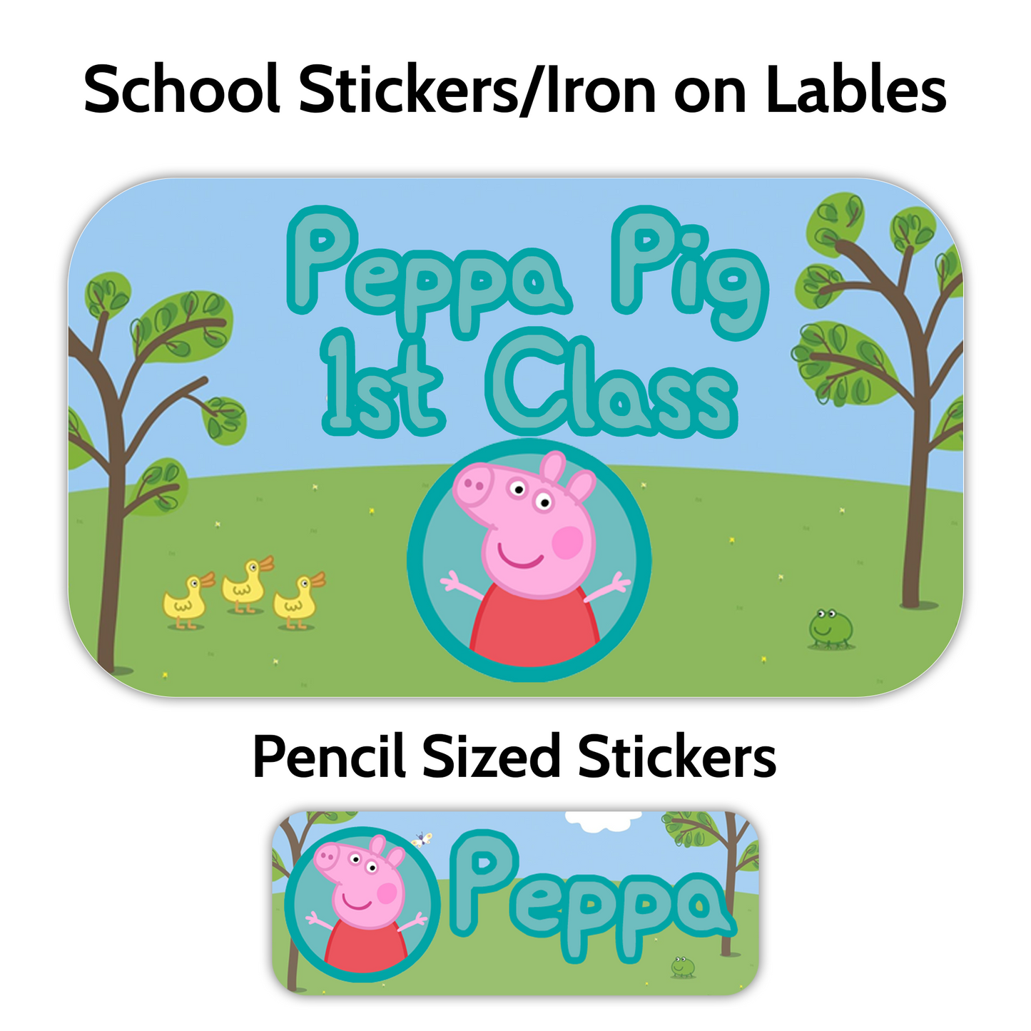 Character School Stickers (Lots to choose from)
