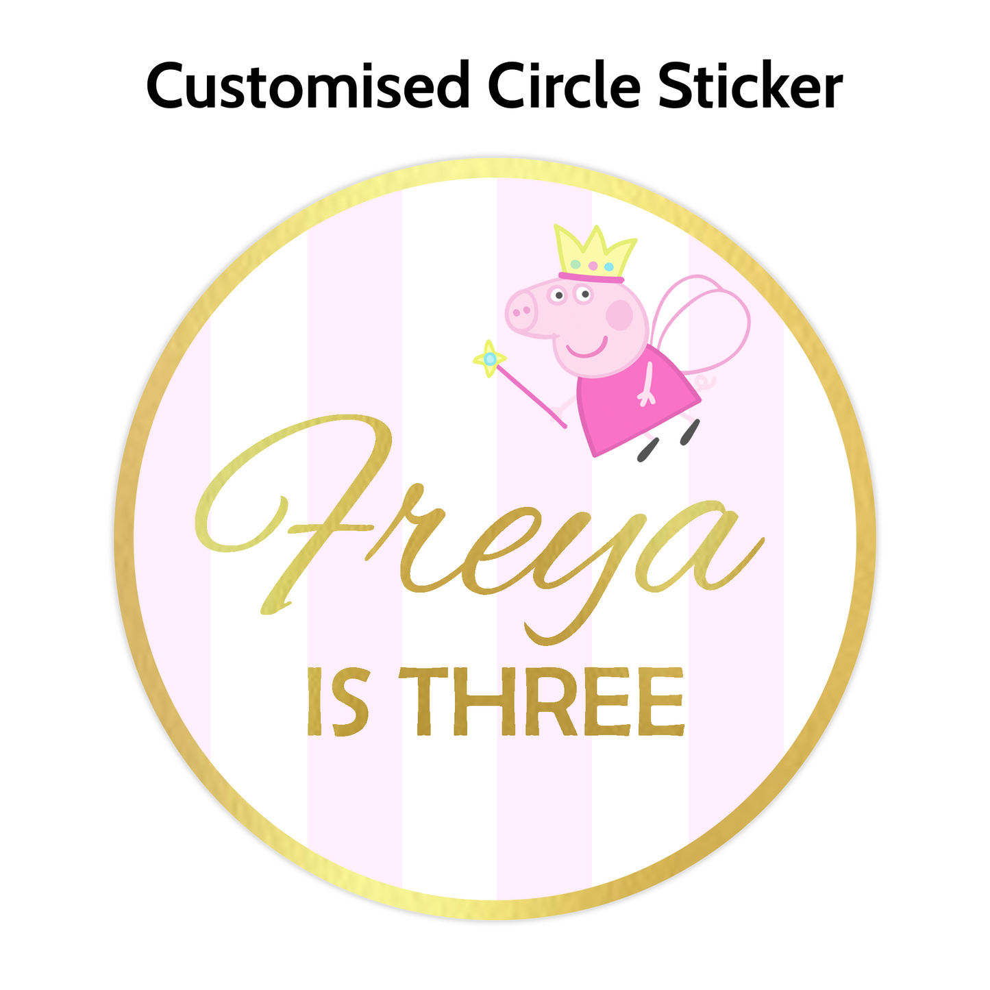 Popular Character Round Stickers (Lots to choose from)