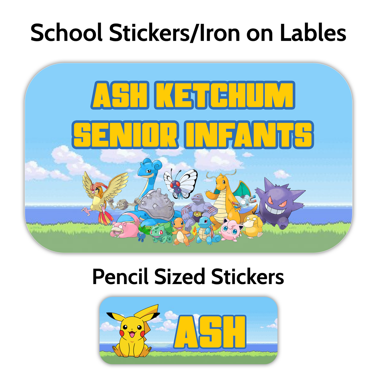 Character School Stickers (Lots to choose from)
