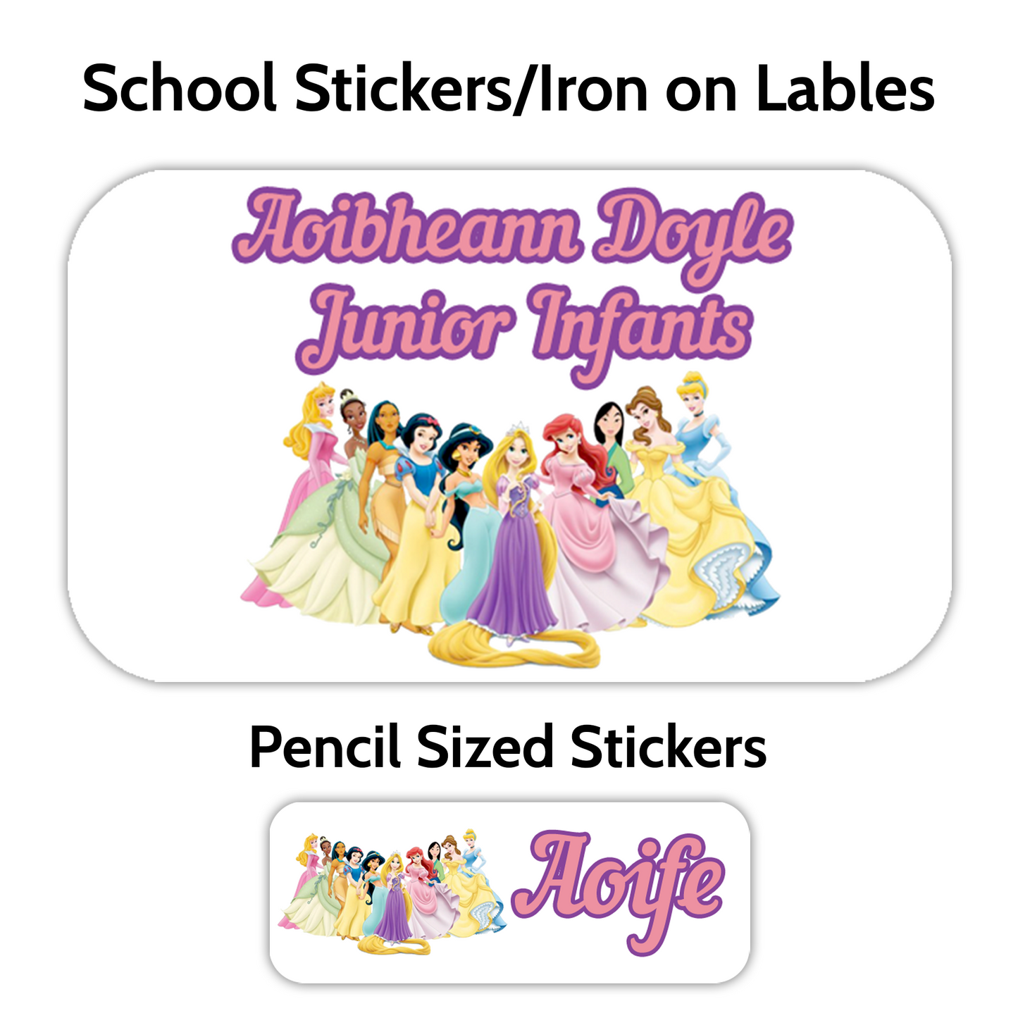 Character School Stickers (Lots to choose from)