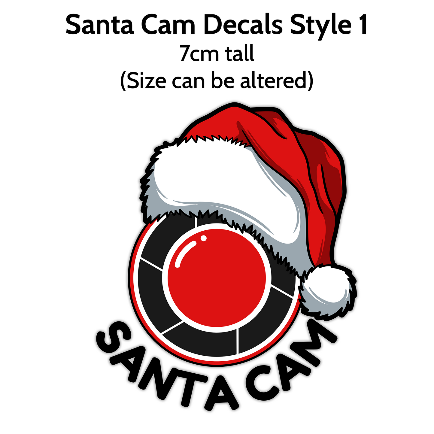 Santa Cam Decal Style 1