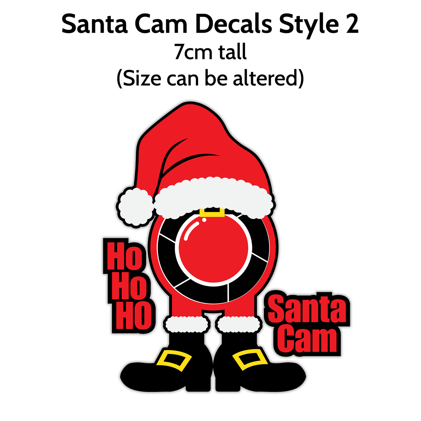 Santa Cam Decal Style 2