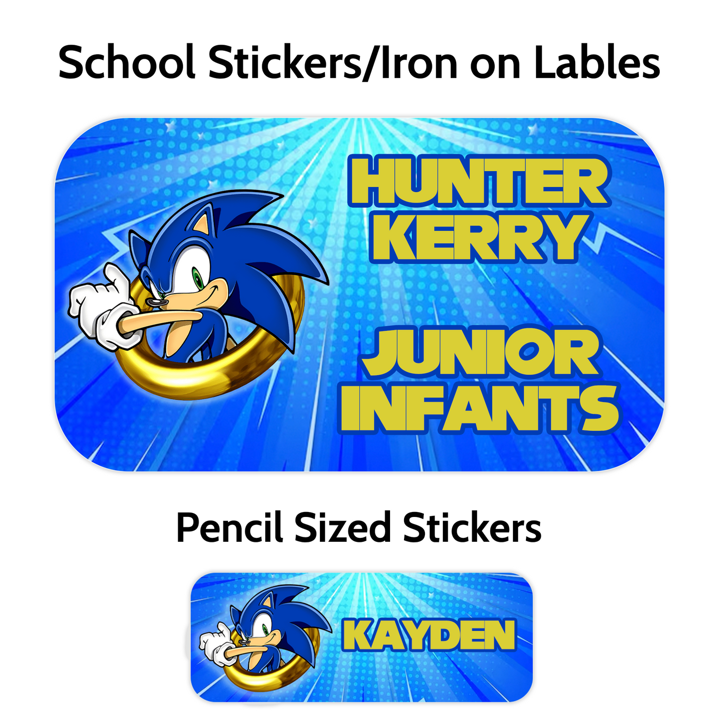 Character School Stickers (Lots to choose from)