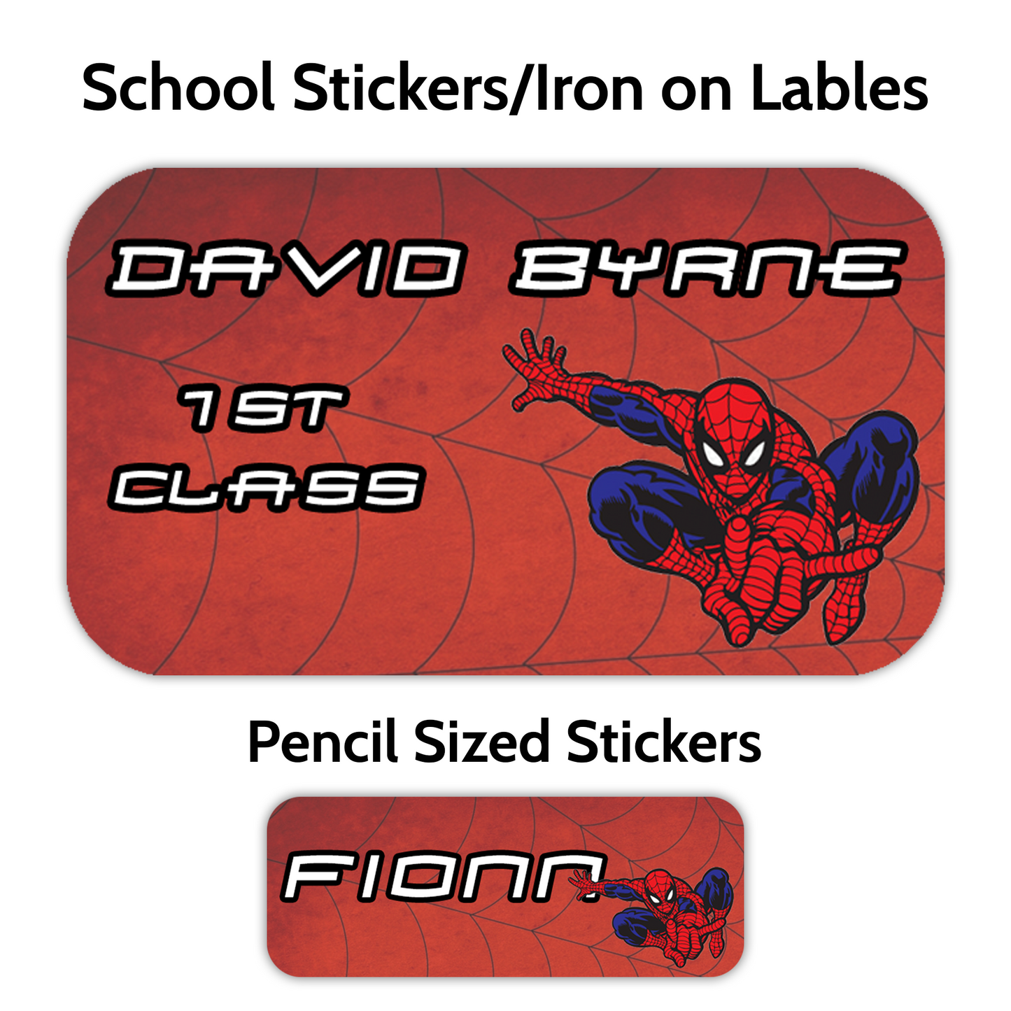 Character School Stickers (Lots to choose from)