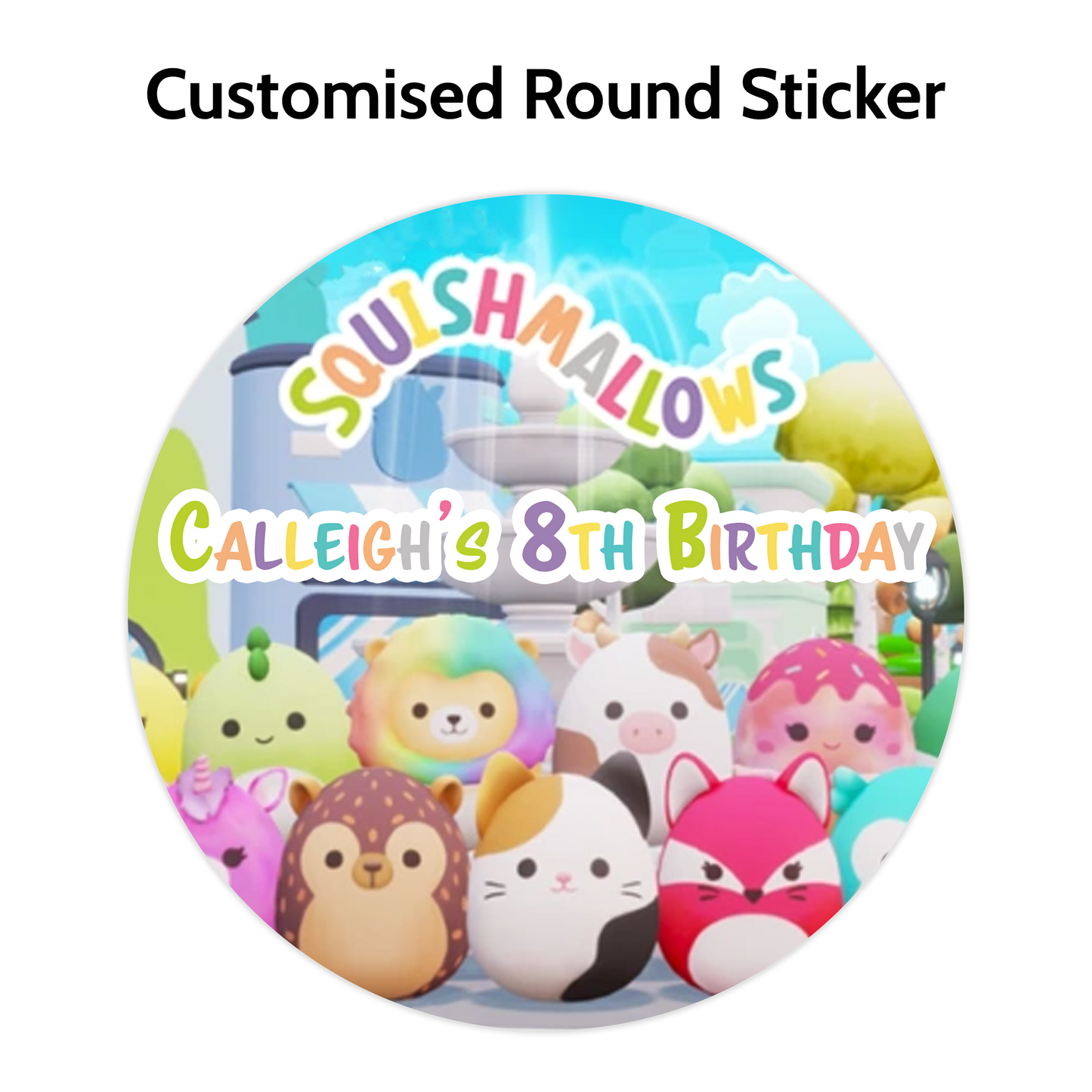 Popular Character Round Stickers (Lots to choose from)