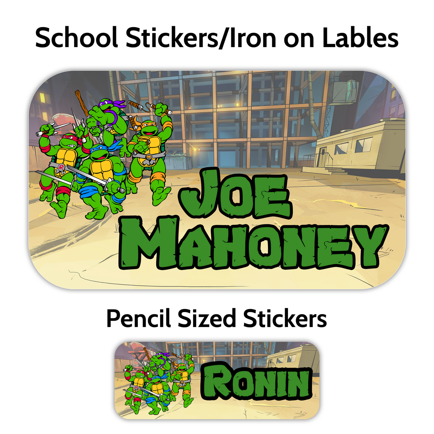Character School Stickers (Lots to choose from)