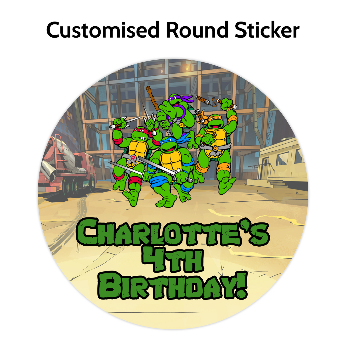 Popular Character Round Stickers (Lots to choose from)