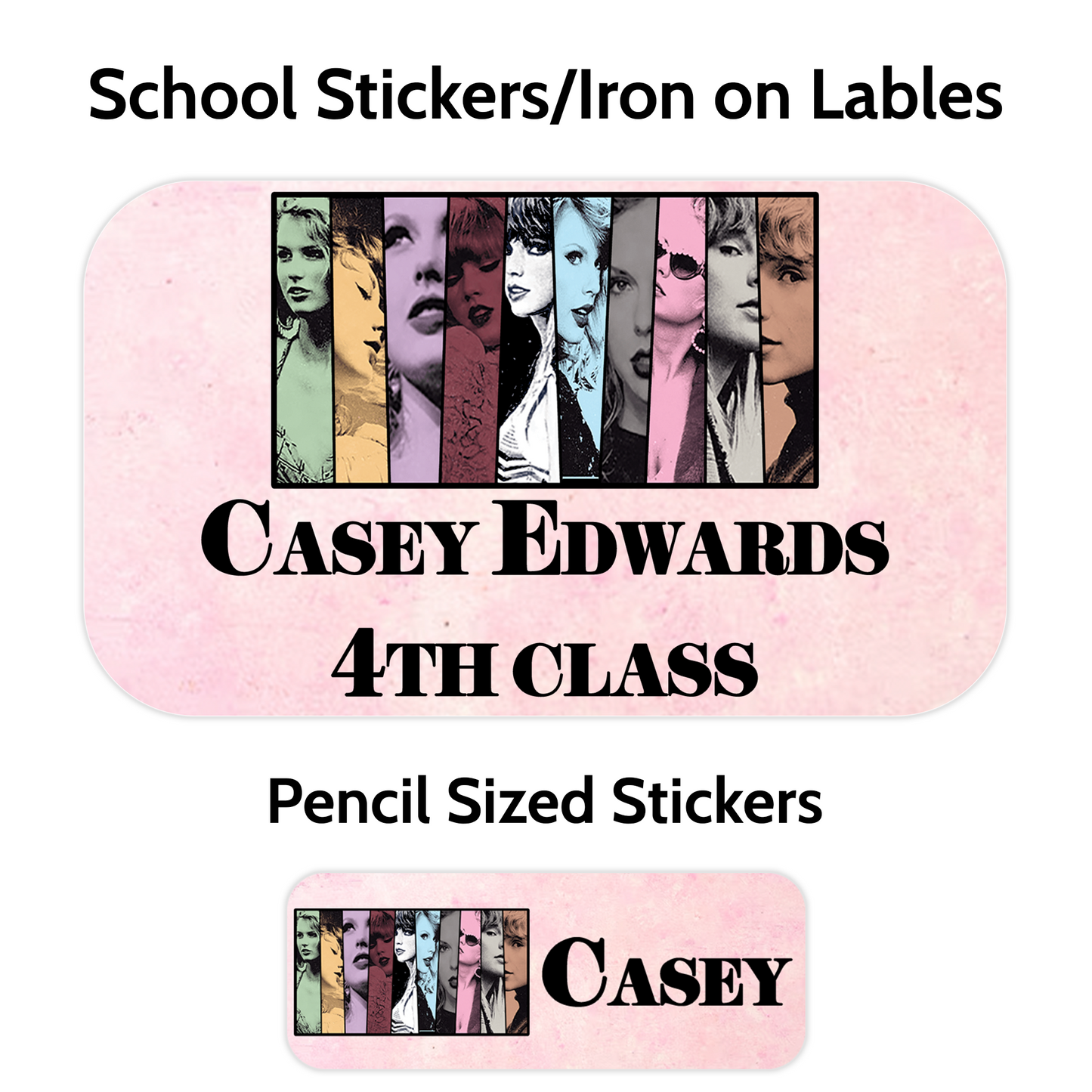 Band/Singer School Stickers (Lots to choose from)