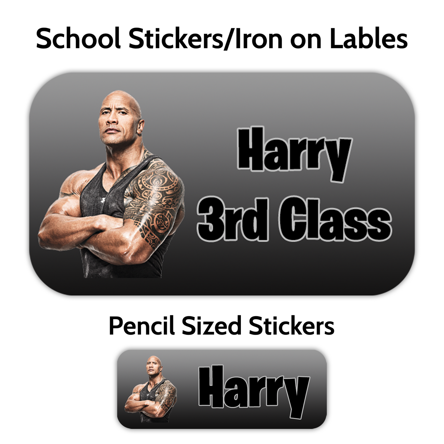 Character School Stickers (Lots to choose from)
