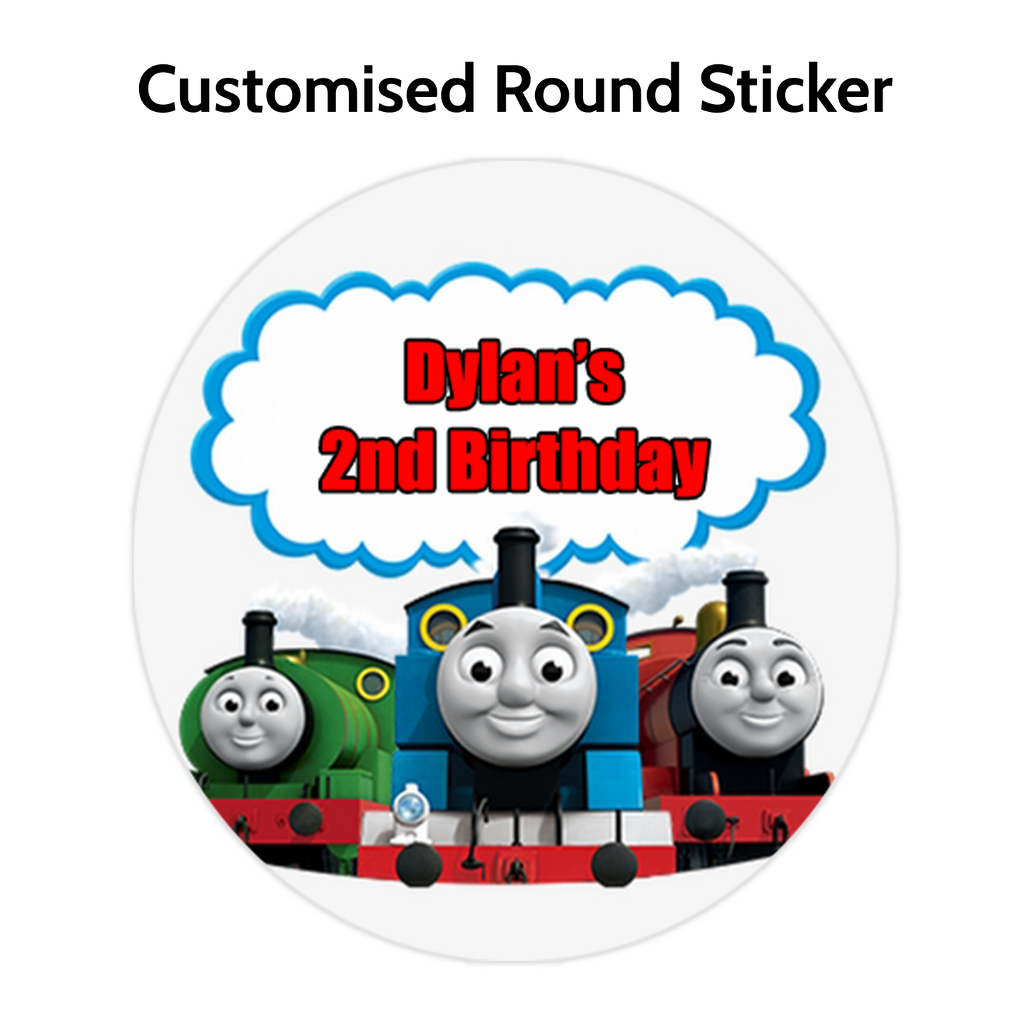 Popular Character Round Stickers (Lots to choose from)