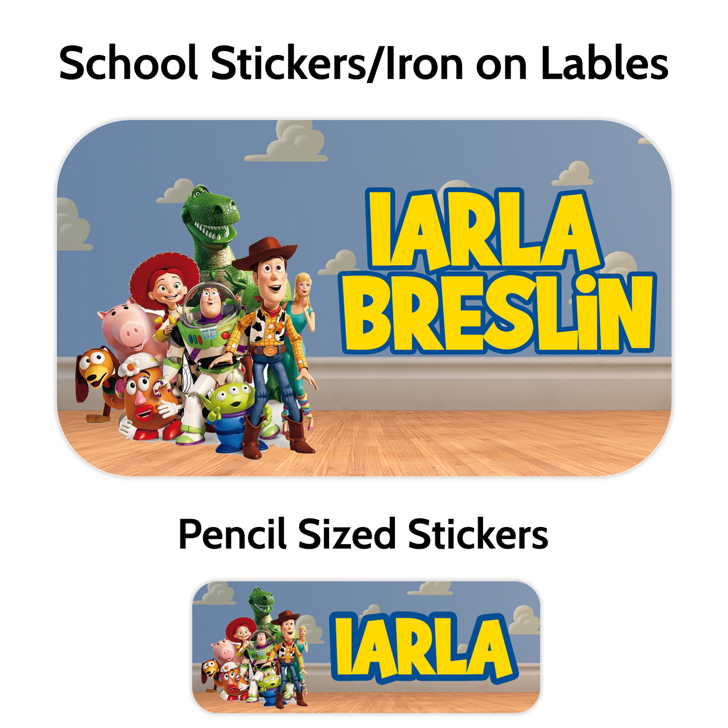 Character School Stickers (Lots to choose from)