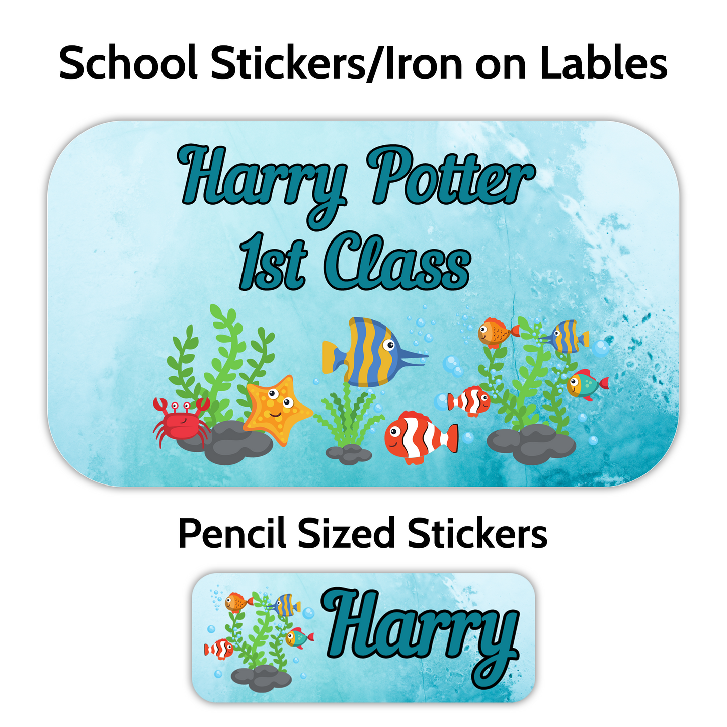 Under the Sea School Stickers