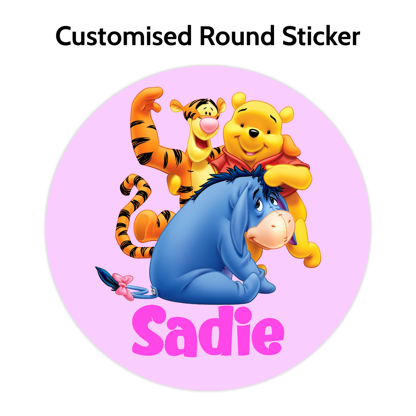 Popular Character Round Stickers (Lots to choose from)