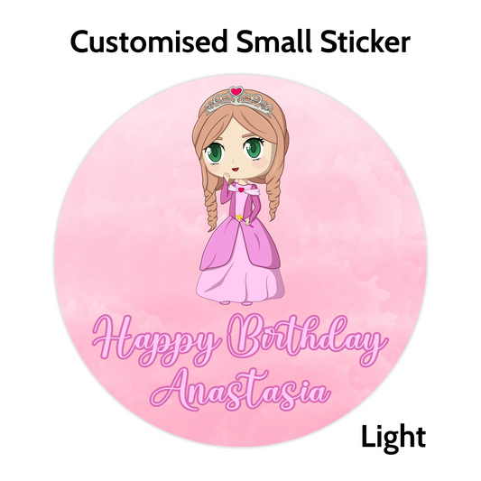 Anastasia Round Stickers (Custom Character)