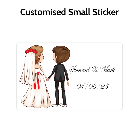 Little Character Wedding Stickers