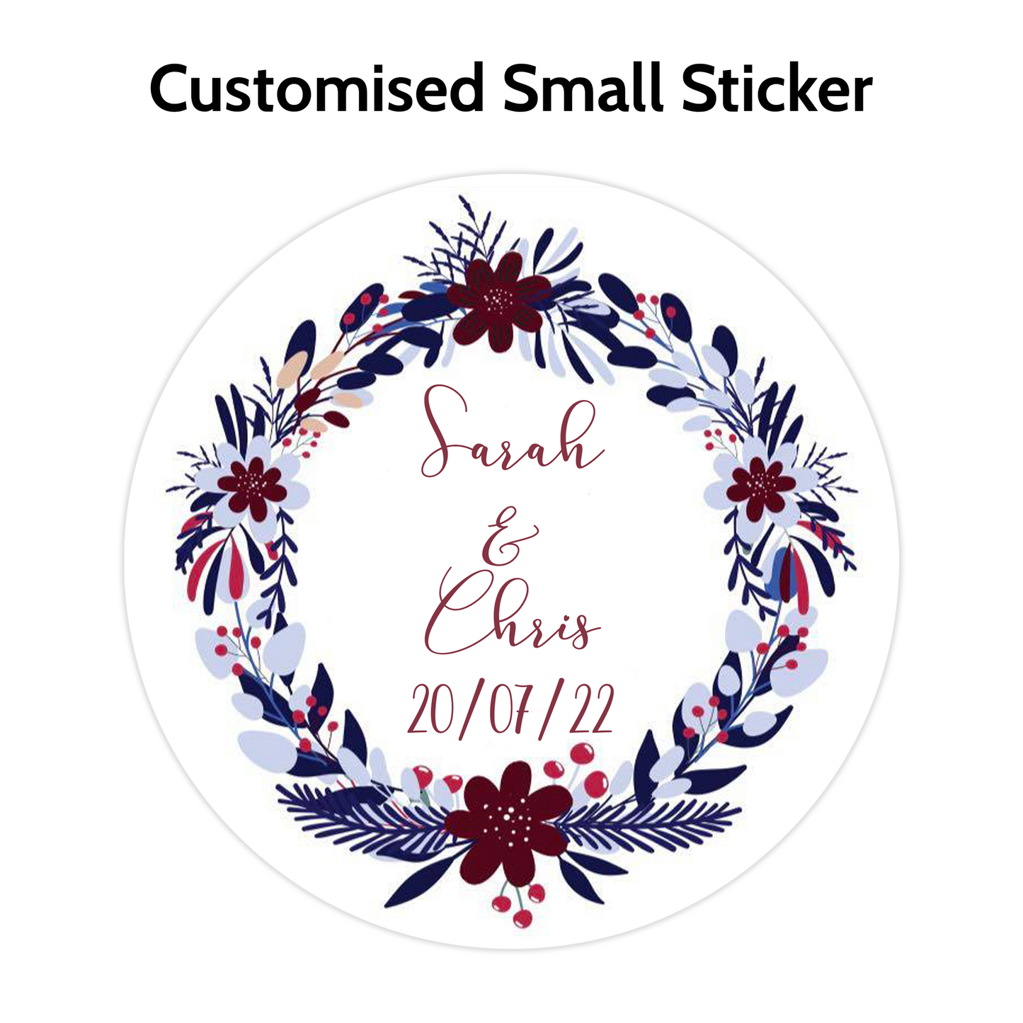 Wedding Sticker Design