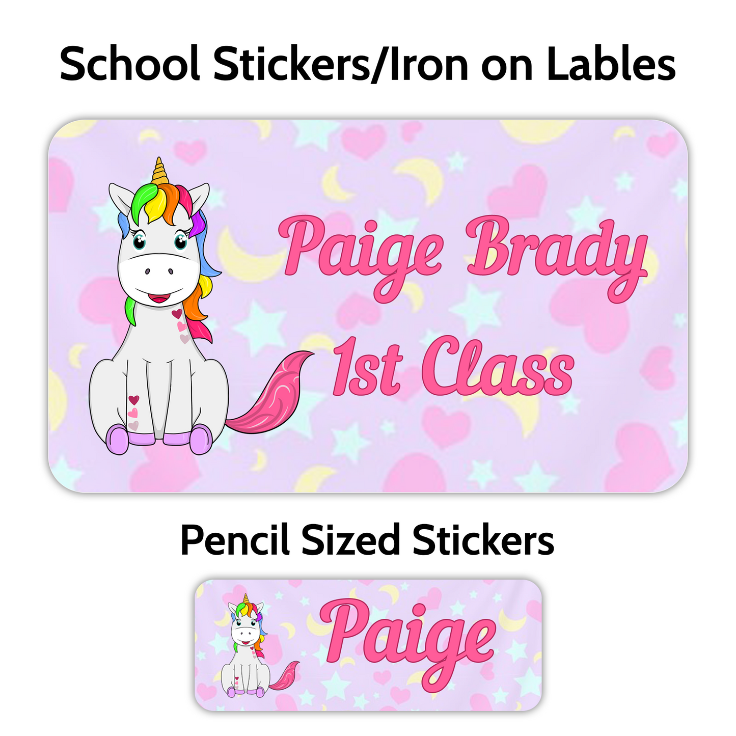 Unicorn School Stickers